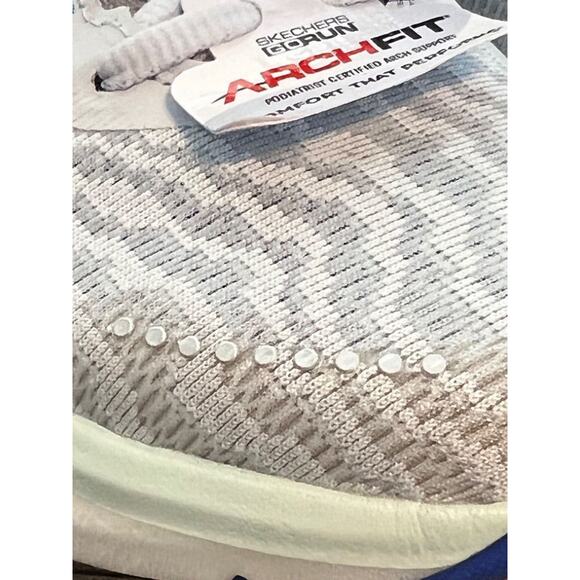 7.5 M Skechers Go Run Ride 10 Light Grey 172045/LTGY Women's NWOB - Picture 8 of 11